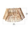 Aattur Handcrafted Rattan/Wicker Pendant Lamp Hanging Light Natural