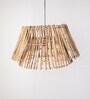 Aattur Handcrafted Rattan/Wicker Pendant Lamp Hanging Light Natural