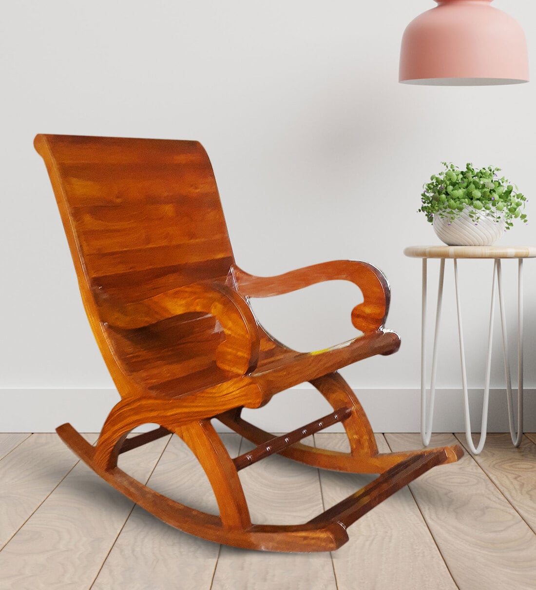 Buy Abbotsford Rocking Chair in Glossy Finish by Tayyaba Enterprises