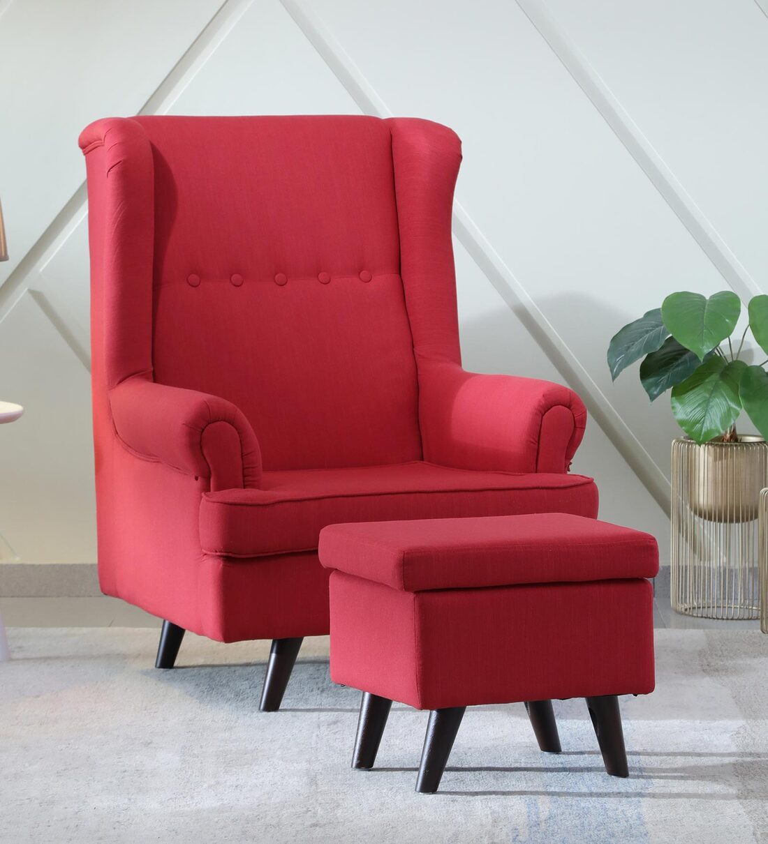 crimson red chair