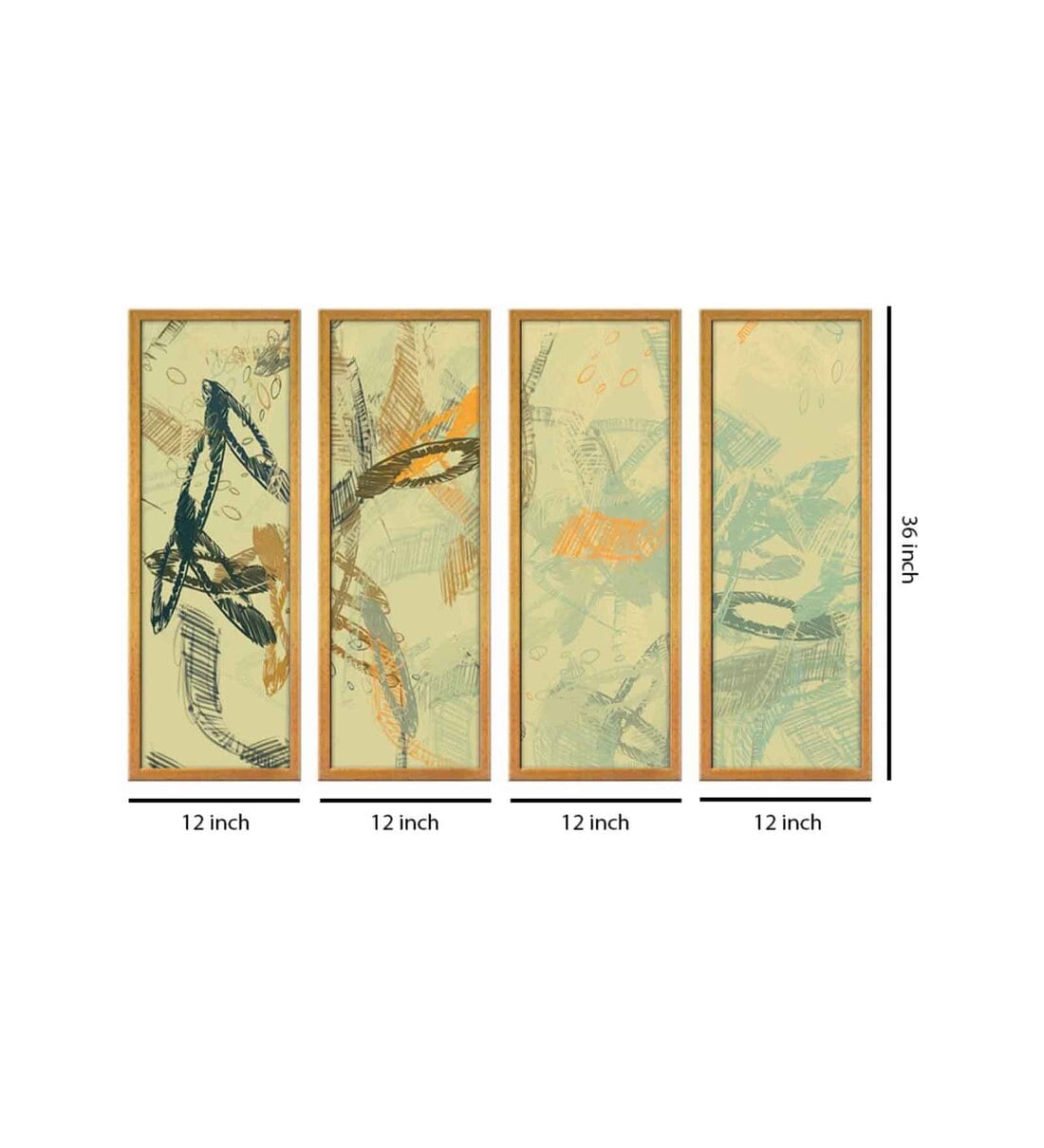 Buy Abstract Art Canvas Wall Hanging Painting By 999Store Online