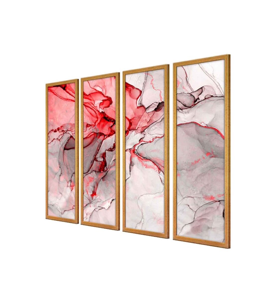 Buy Abstract Red Canvas Wall Art Panels By 999Store Online Abstract