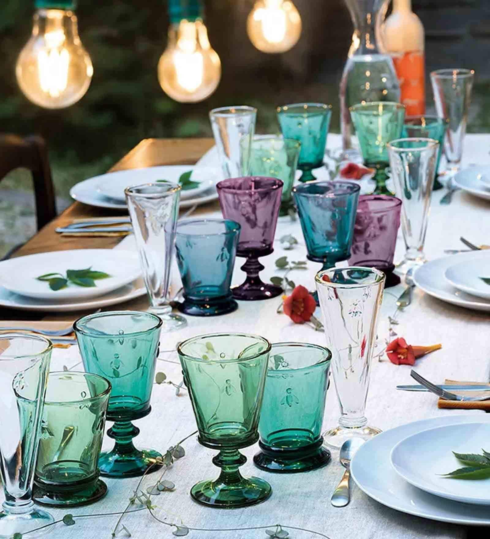 Abeille Midnight Blue Glass ( Set of 6 ) Cocktail Glasses