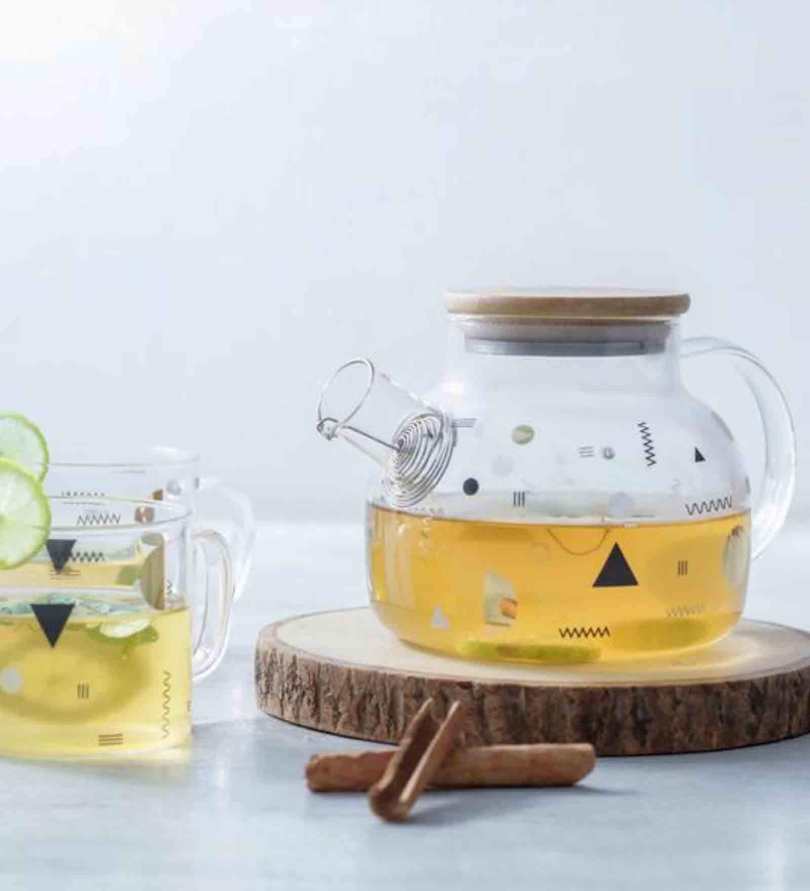 Abstract 1 Ltr Transparent Tea Pot Abstract 1 Ltr Transparent Tea Pot