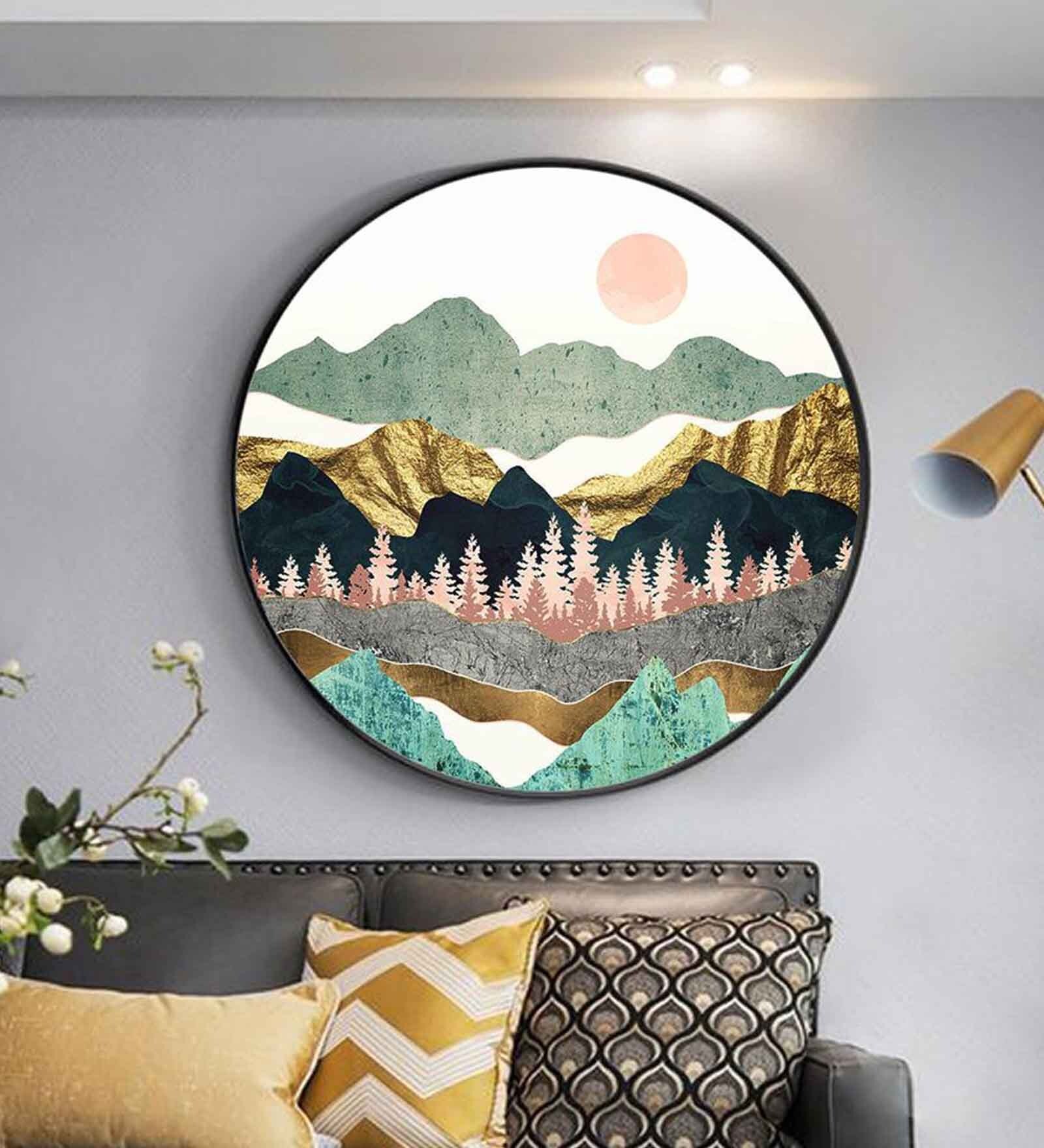 Abstract Canvas Art Prints In Cream