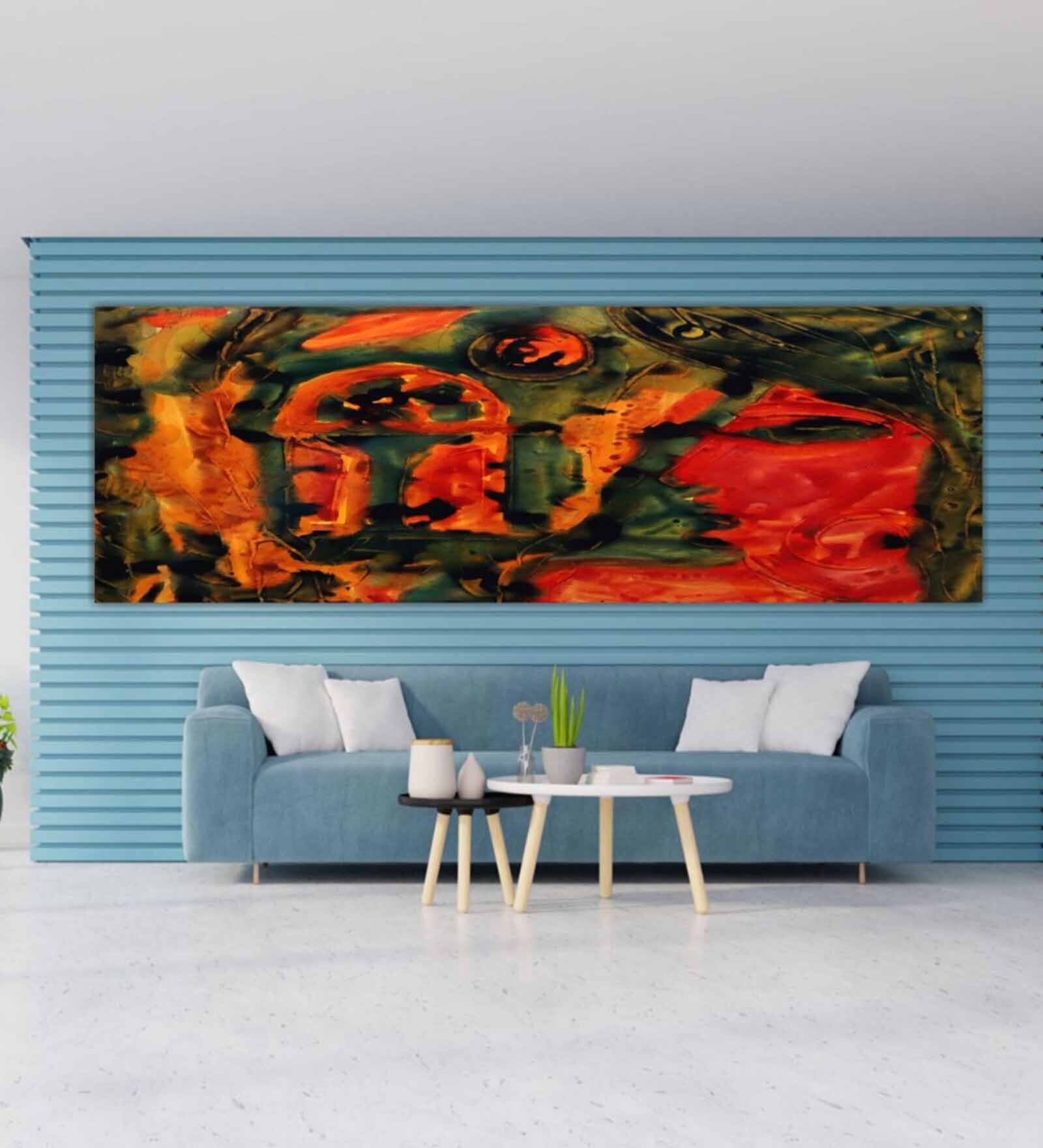 Canvas On Wooden Framed Stretched Art Print 40x30 Inches