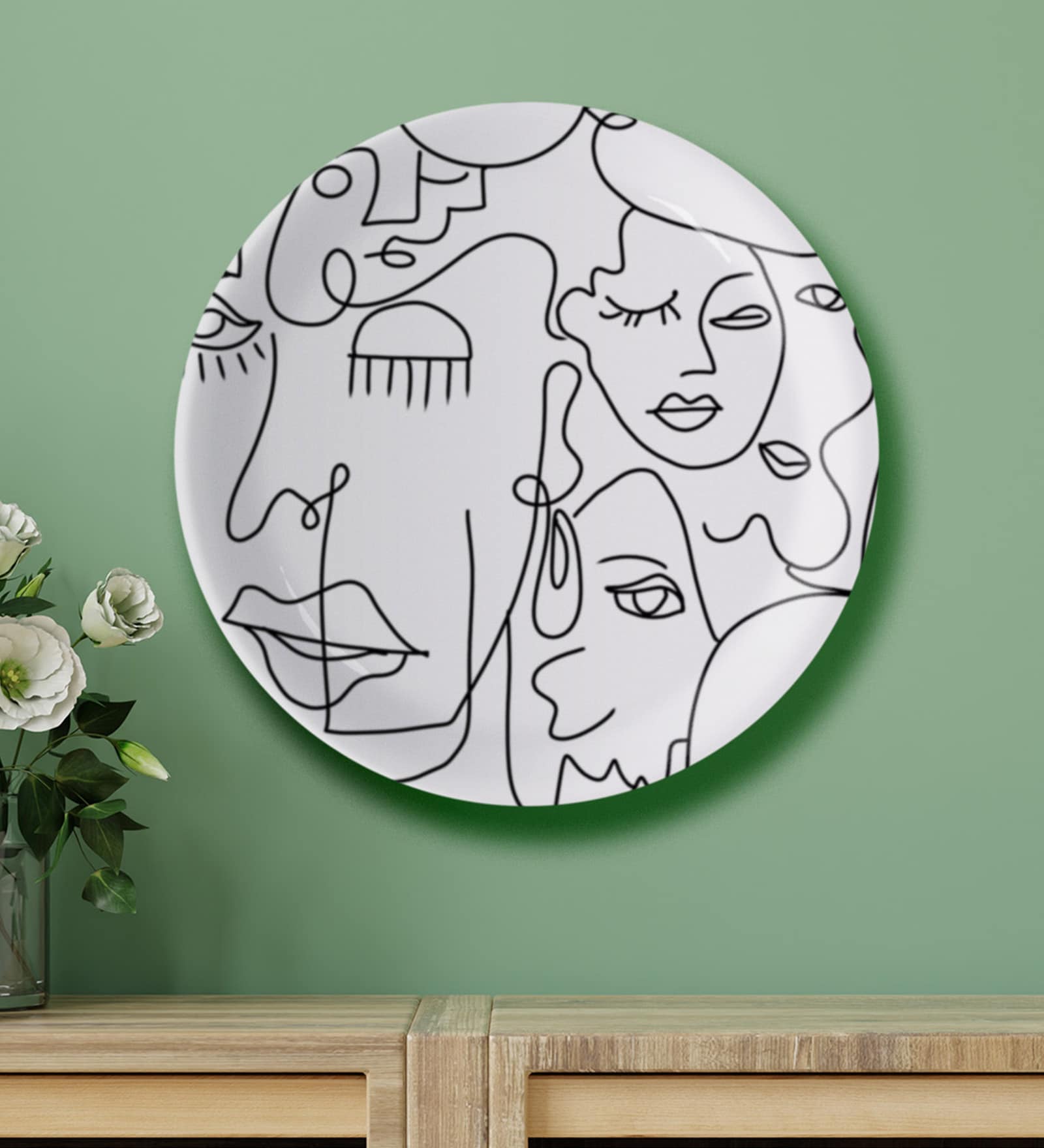 Abstract Elegance Wall Plate