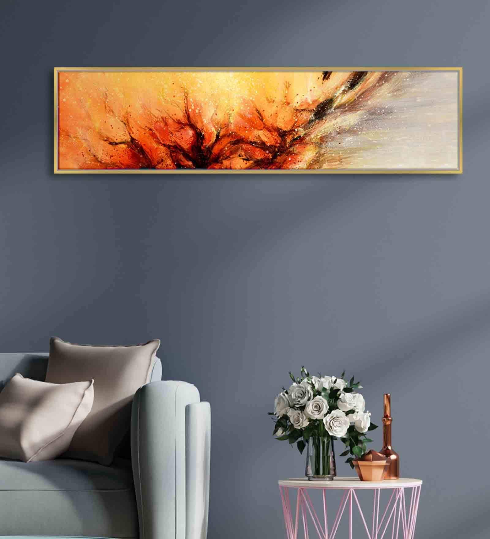 Abstract Galaxy In The Star Canvas Art Print