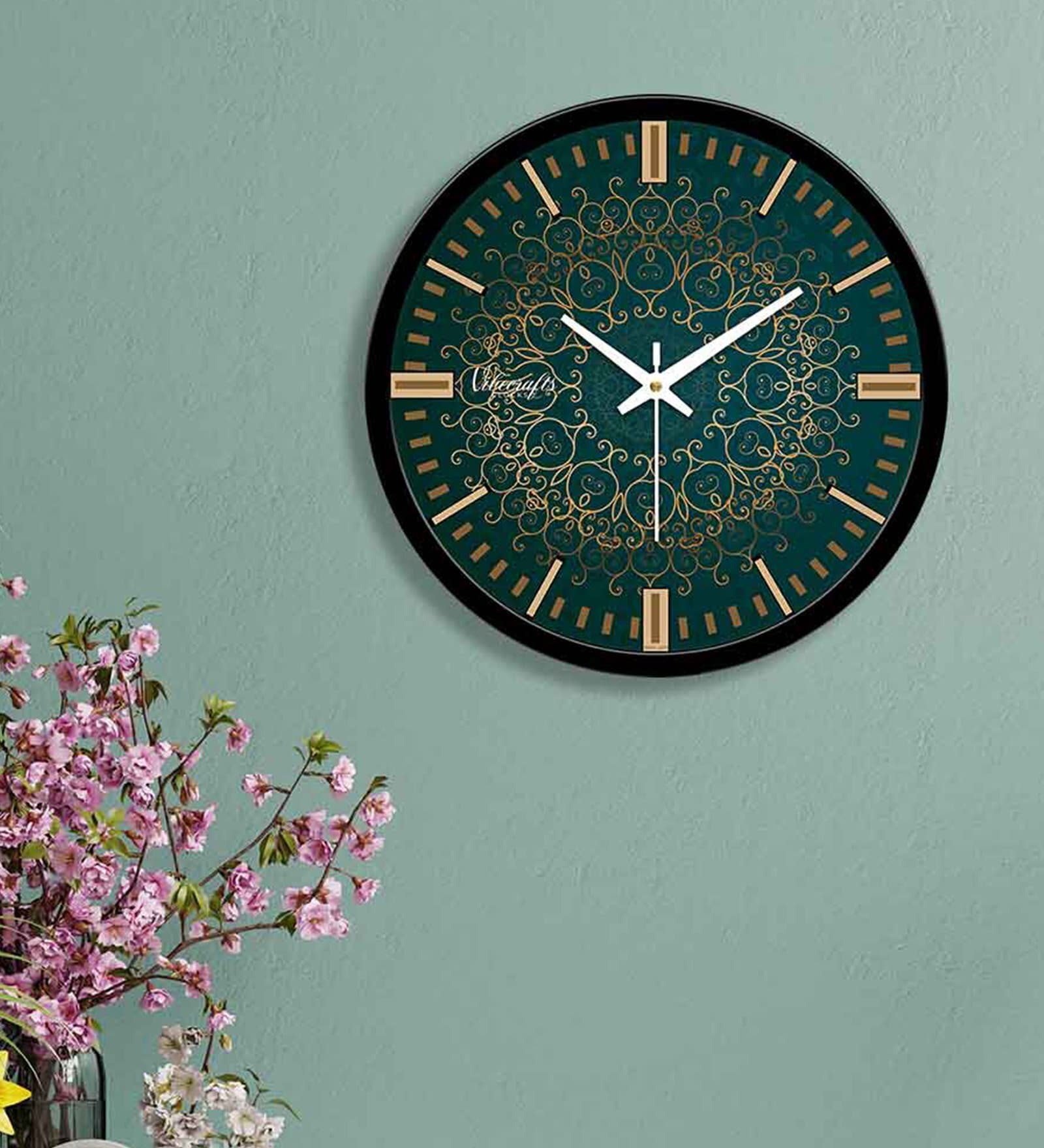 Abstract Multicolour Plastic Wall Clock