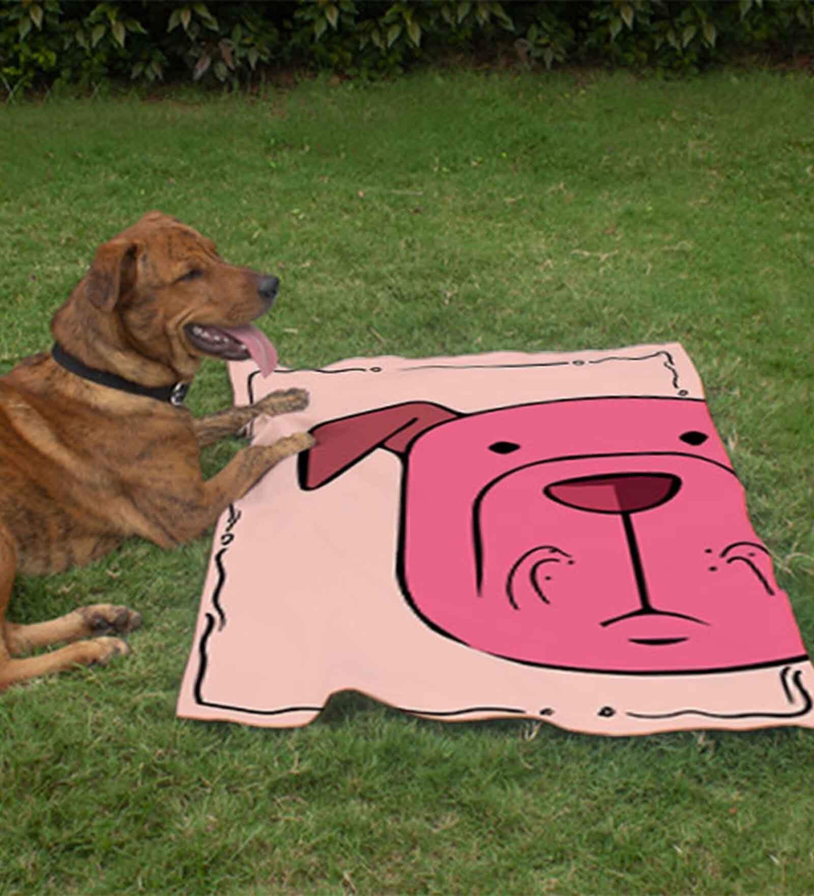 Dogo- Small Pink Fabric Dog Blanket