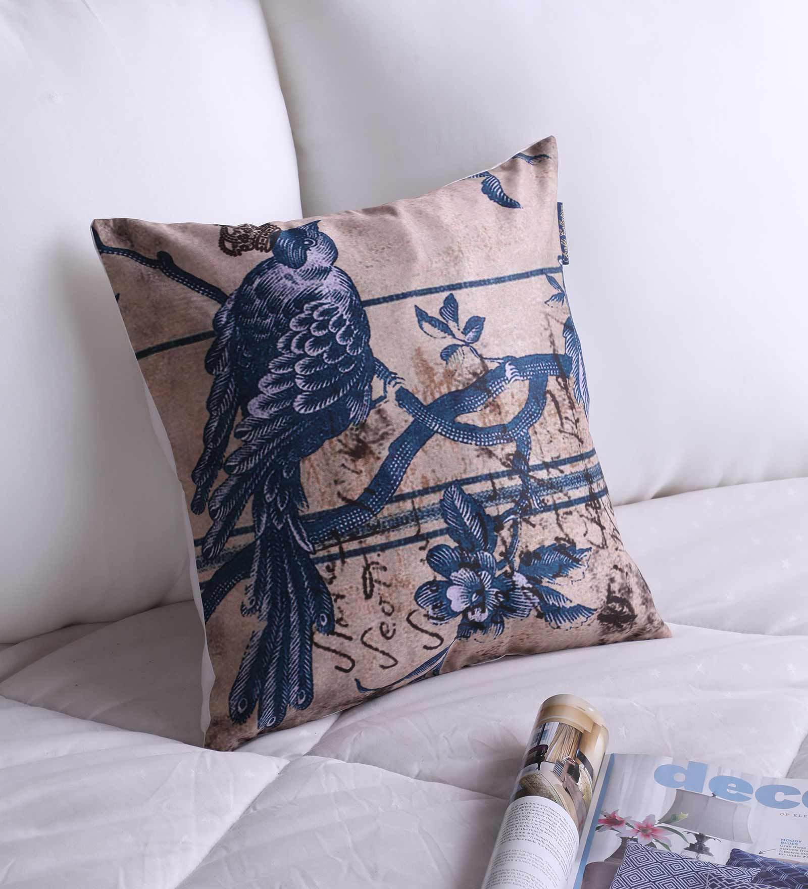Multicolor - Tagai Patchwork Cushion Cover (16 x 16 in) 62
