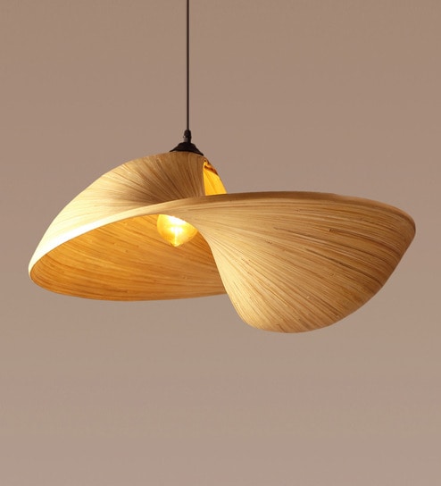 Abstract Bamboo Hanging Light (Medium)