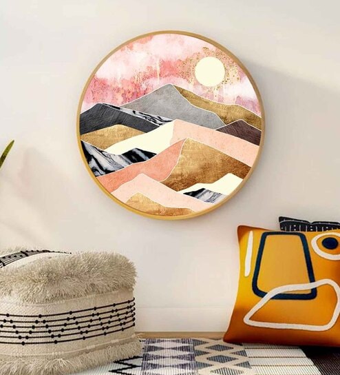 Abstract Canvas Art Prints In Cream By The Artment