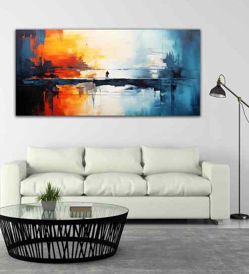 Abstract Colorful Artistic Canvas Wall Painting