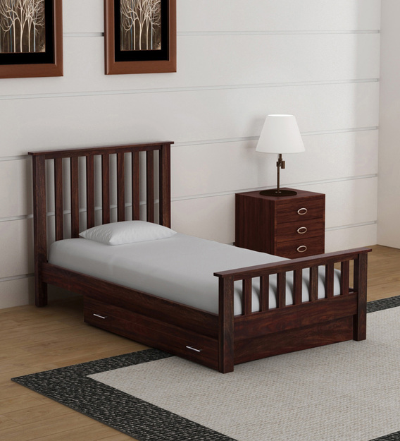 pepperfry single bed with storage