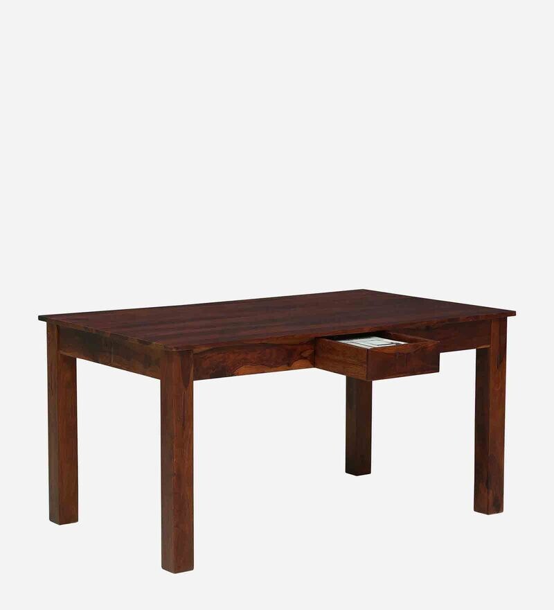 Buy Abbey Sheesham Wood 6 Seater Dining Table In Honey Oak By Woodsworth Online Modern 6