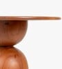 Abacus Solid Wood Side Table In Kaira Finish