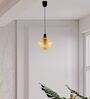 Abalone Smoke Luster Glass Hanging Light