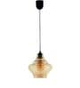 Abalone Smoke Luster Glass Hanging Light