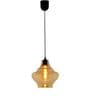 Abalone Smoke Luster Glass Hanging Light