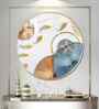 Abaniko Fish Acrylic Round Wall Art