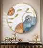 Abaniko Fish Acrylic Round Wall Art