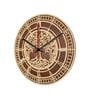 Abanoub Engineered Wood Natural Wall Clock