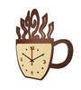 Abayomi Engineered Wood Natural Wall Clock