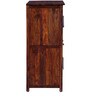 Abbey Sheesham Wood Bar Cabinet in Honey Oak Finish