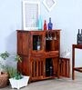 Abbey Sheesham Wood Bar Cabinet in Honey Oak Finish
