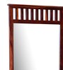 Abbey Solid Wood Dressing Table with Mirror in Honey Oak Finish
