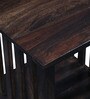 Abbey Sheesham Wood Night stand in Warm Chestnut Finish