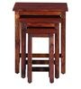 Abbey Sheesham Wood Nest Of Tables In Honey Oak Finish