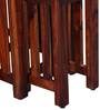 Abbey Sheesham Wood Nest Of Tables In Honey Oak Finish