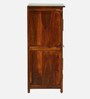 Abbey Sheesham Wood Bar Cabinet In Honey Oak Finish