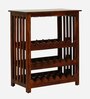 Abbey Sheesham Wood Bar Cabinet in Scratch Resistant Honey Oak
