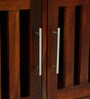 Abbey Sheesham Wood Bar Cabinet In Honey Oak Finish