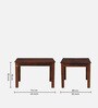 Abbey Sheesham Wood 4 Seater Dining Table In Honey Oak Finish