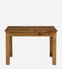 Abbey Sheesham Wood 4 Seater Dining Table In Rustic Teak Finish