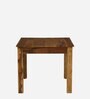 Abbey Sheesham Wood 4 Seater Dining Table In Rustic Teak Finish