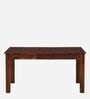 Abbey Sheesham Wood 6 Seater Dining Table In Honey Oak