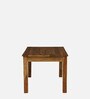 Abbey Sheesham Wood 6 Seater Dining Table In Rustic Teak Finish