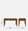 Abbey Sheesham Wood 6 Seater Dining Table In Rustic Teak Finish