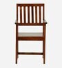 Abbey Sheesham Wood Arm Chair in Scratch Resistant Honey Oak Finish