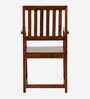Abbey Sheesham Wood Arm Chair in Scratch Resistant Honey Oak Finish