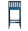 Abbey Sheesham Wood Bar Stool in Ocean Blue Finish