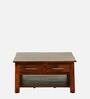 Abbey Sheesham Wood Coffee Table In Honey Oak Finish