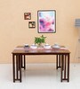 Abbey Sheesham Wood 8 Seater Dining Table in Provincial Teak Finish