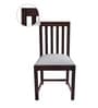 Abbey Sheesham Wood Four Seater Dining Set in Warm Chestnut Finish