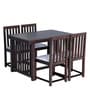 Abbey Sheesham Wood Four Seater Dining Set in Warm Chestnut Finish